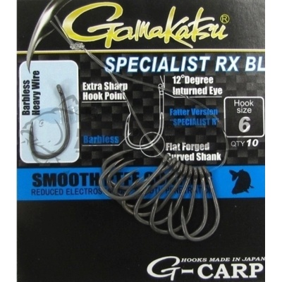 GAMAKATSU G-Carp Specialist RX BL veľ.4 10 ks