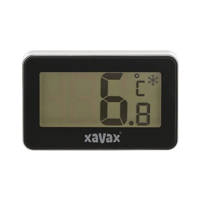 Xavax digitálny teplomer do chladničky/ mrazničky, čierny