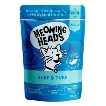 Meowing Heads Surf & Turf 100 g
