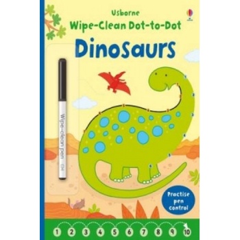 Wipe-Clean Dot-to-Dot Dinosaurs - Brooks Felicity