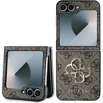 Image 1 of GUESS Гръб Guess PU 4G Metal Logo Case за Samsung Galaxy Z Flip 6 - Кафяв