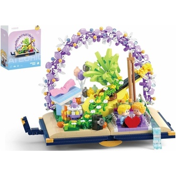 KOCO Stavebnice mini Romantika 1222 ks