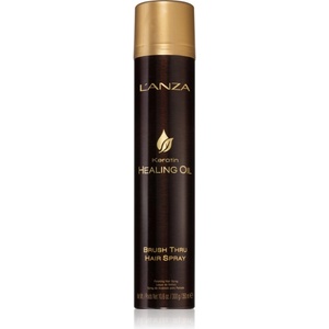 L'anza Keratin Healing Oil Brush Thru Spray защитен спрей за естествена фиксация и блясък на косата 300ml