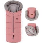 PETITEMARS PETITE&MARS Комплект зимен чувал Arctic 4в1 + ръкавици за количка Furry Old Rose (VP-F197760)