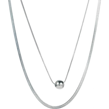 HARAHU Колие fi-20873 - Сребърна kp20873 (fi-20873)