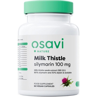 Osavi Milk Thistle Silymarin 100 mg 60 veganských kapslí