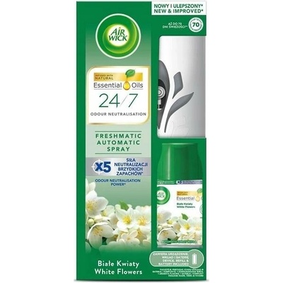 Air Wick Freshmatic strojek + náplň Bílé Květy