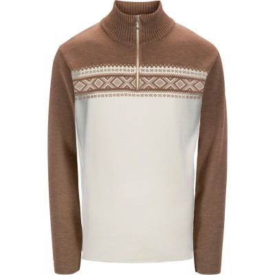Dale of Norway Мъжки вълнен пуловер Dale of norway Dalestølen Sweater Merino jumper - Mountainstone / Off White - размер XL (005-3902-0314)