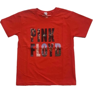 ROCK OFF детска тениска Pink Floyd - Echoes Album Montage - Red - ROCK OFF - PFTEE56BR