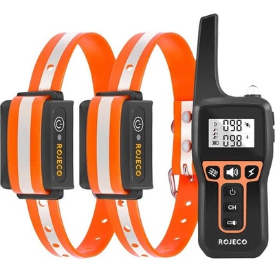 ROJECO PD5291000m нашийник за обучение на кучета с 2 нашийника (RJTCXGQYTE-06A0606)