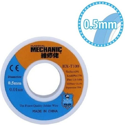 Mechanic HX-T100 - Špičkový Pájecí Drát Sn/Pb - 0.5mm