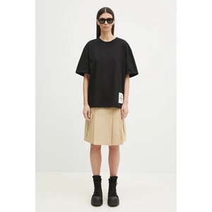 Fiorucci Памучна тениска Logo Label Boxy Fit (U02SPTSH103CJ01BK01)