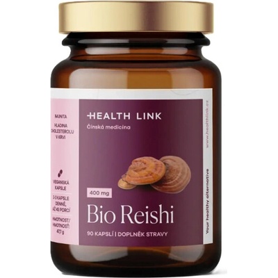 Health Link Reishi 400 mg BIO 90 kapsúl