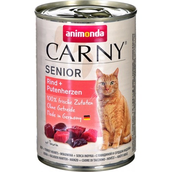 Animonda Cat Carny Senior hovädzie a morčacie srdce 400 g