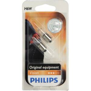 Philips Крушка, мигач philips h6w, 12v, 6w, 2 бр