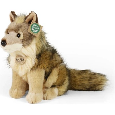 Rappa Плюшено койот/вълк седнал 24 см eco-friendly