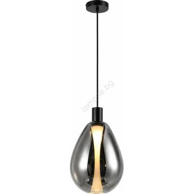 Candellux Пендант на кабел DENSO 1xG9/5W/230V, Ø 20 cm, черен хром (CA1173)