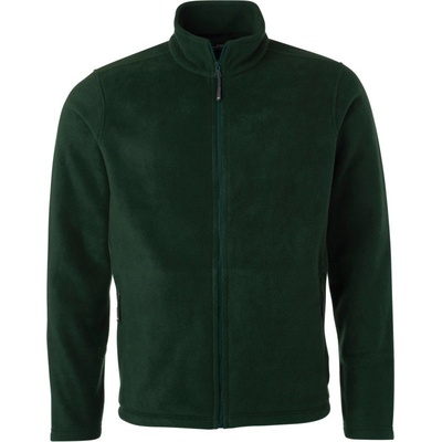 James & Nicholson fleecová mikina JN782 dark green