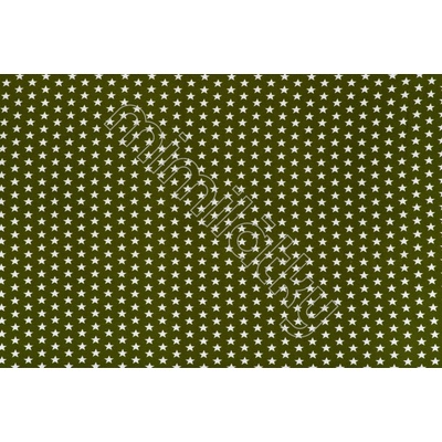 Hvězdy 1,5cm na khaki úplet