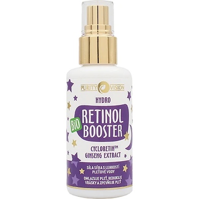PURITY VISION Bio Hydro Retinol Booster Тоник за кожата с противобръчков ефект 100 мл