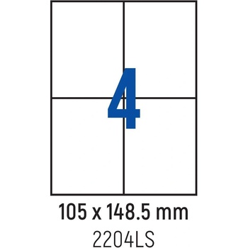 Spree Етикети лепящи 4 бр. , 105.0x148.5 мм, 100 л. , A4 (3800884029831)