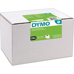 DYMO S0722360 хартиени етикети 89 мм x 28 мм, бели, адресни, 24 x 130 бр (S0722360)