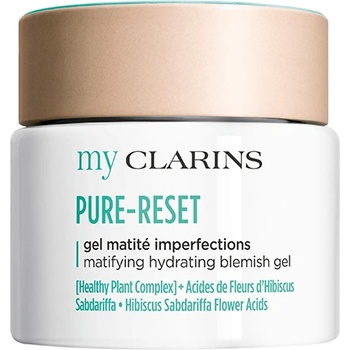 Clarins My Clarins Pure-Reset Matifying Hydrating Blemish Gel матиращ гел за кожа с несъвършенства унисекс 50 мл