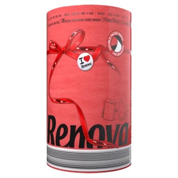 Image 1 of Ренова луксозна кухненска ролка червена