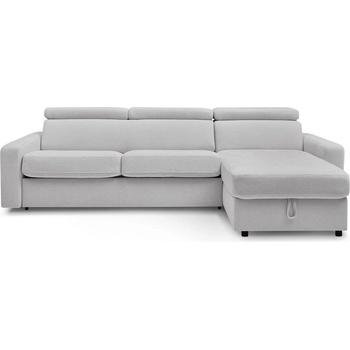 Bobochic Светлосив разтегателен ъглов диван (променлив) Monaco - Bobochic Paris (WT-LUZZ-NRPU-W_1 P1247 N.CZ)