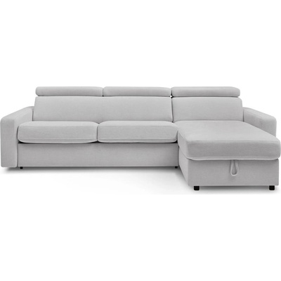 Bobochic Светлосив разтегателен ъглов диван (променлив) Monaco - Bobochic Paris (WT-LUZZ-NRPU-W_1 P1247 N.CZ)