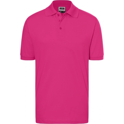 James & Nicholson polokošile JN 70 krátký rukáv COT-02007004801 růžová