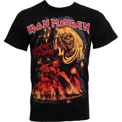 ROCK OFF мъжки тениски Iron Maiden - Числото на звяра - EMI - IMTEE12MB