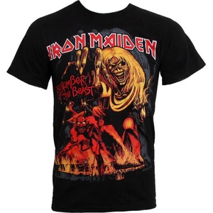 ROCK OFF мъжки тениски Iron Maiden - Числото на звяра - EMI - IMTEE12MB