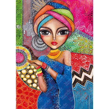 Image 1 of Magnolia - Puzzle The Brunette - 1 000 piese