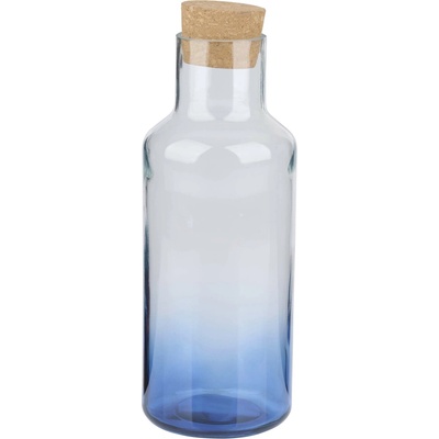 Alpina sklenená fľaša s uzáverom 1200 ml modrá