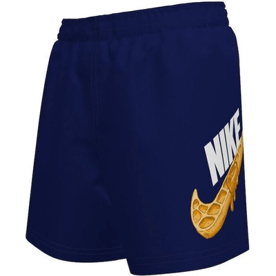 Nike Swim-Waffle Swoosh 4 inch chlapčenské plavky Mignight Navy
