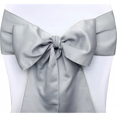 PartyDeco Панделка за стол - сребърна 0, 15 x 2, 75 м