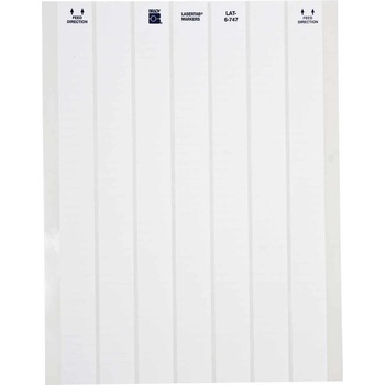 Brady LAT-7-747-10 / 029718, LaserTab Laser Printable Labels, 25.40 mm x 12.70 mm (29718)