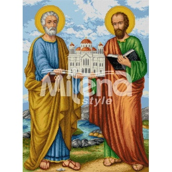 Milena Style Св. Св. Петър и Павел - гоблен със схема конци Ariadna 1: 4