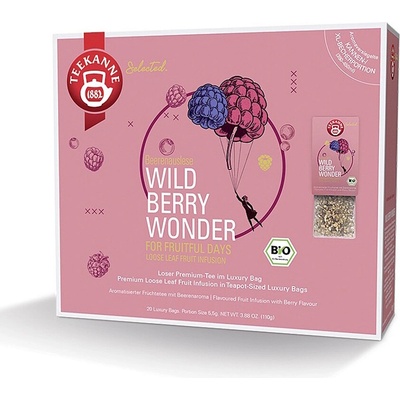 Teekanne Bio Luxury Bag Wild Berry ovocný čaj 20 ks