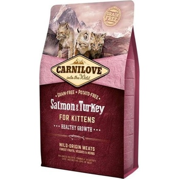 Carnilove Grain Free Kitten Salmon & Turkey Healthy Growth 2 kg