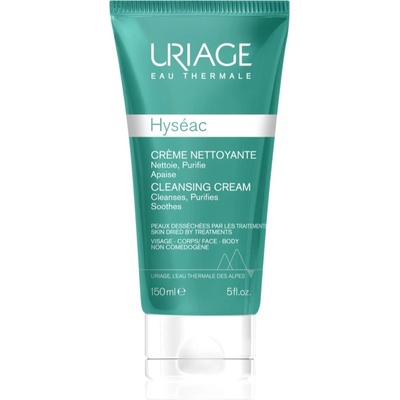 Uriage Hyseac Hydra Soothing Cleansing Cream успокояващ почистващ крем за кожа, която е суха и раздразнена от медикаментозно лечение на акне 150ml