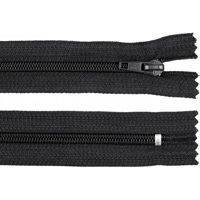 Spirálový zip No 5 délka 18 cm POL Varianta: 332 černá, Balení: 1 ks