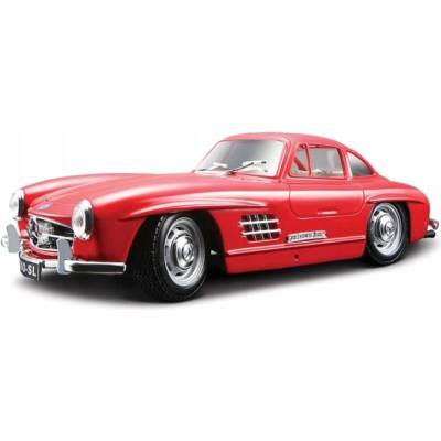 Bburago Mercedes Benz 300 SL 1954 stříbrná 1:24