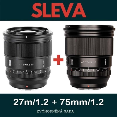 Viltrox 27mm f/1.2 PRO + Viltrox 75mm f/1.2 PRO Fujifilm X