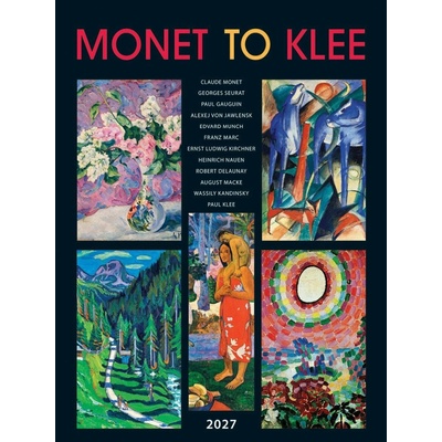 Nástenný kalendár Monet to Klee univerzálne kalendárium 2027