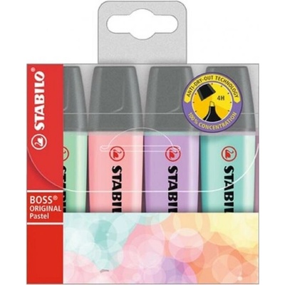 Stabilo Boss pastel 4S 4 kusy