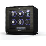 Klarstein LuminousTime навивач за часовници, 6 часовника, много настройки, LED, 10 dB (WW4-LuminousTime6Bl) (WW4-LuminousTime6Bl) - electronic-star