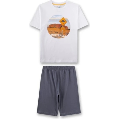 Sanetta Детско ежедневно термо бельо Sanetta Kid's Pyjama 1/2 246053 Pyjamas - White - размер 128 (EU) (714-1826-0111)