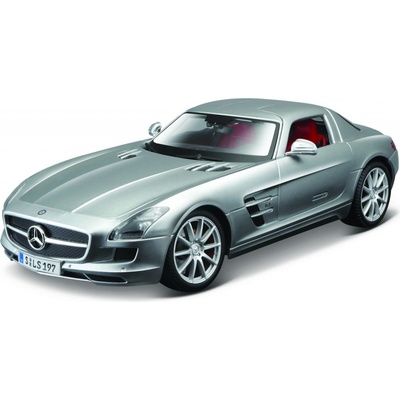 Maisto Mercedes Benz SLS AMG stříbrná 1:18